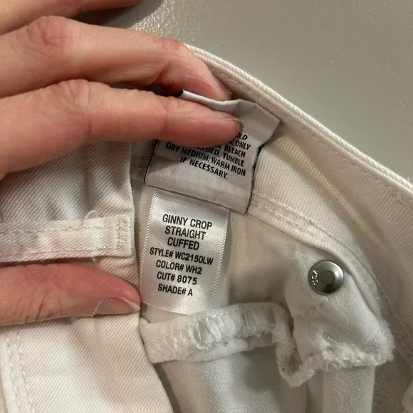 Hudson Ginny Crop Straight Cuff Jeans - Picture 10 of 10